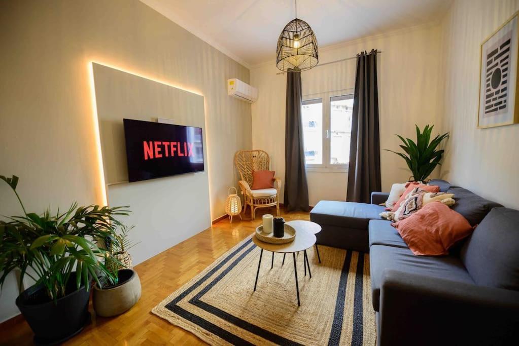 Boho Luxury 2 Bedroom Apartment, Acropolis Museum View Atena Exterior foto